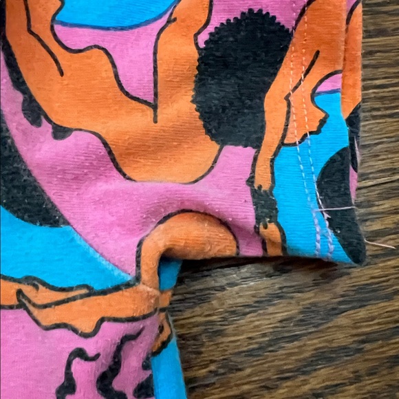 Nooworks Psychedelic Eyes Mock Neck Tee Shirt - Picture 8 of 8